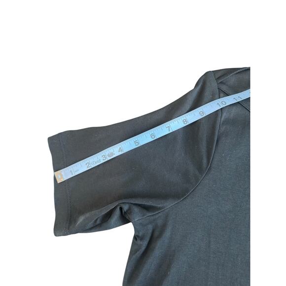 J. Jill Plus Black Basic Perfect Pima Cotton Crewneck 3/4 Sleeve Top Size 1X - Picture 9 of 10